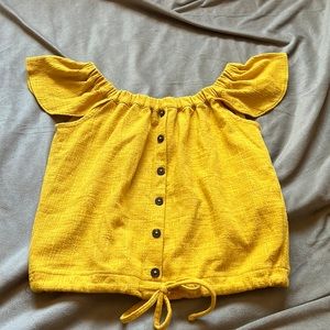 Beautiful Yellow Madewell Top size Xxs
